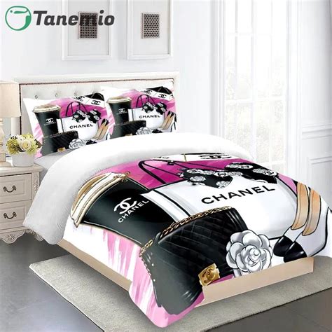 chanel bed set amazon|Chanel inspired bedding set.